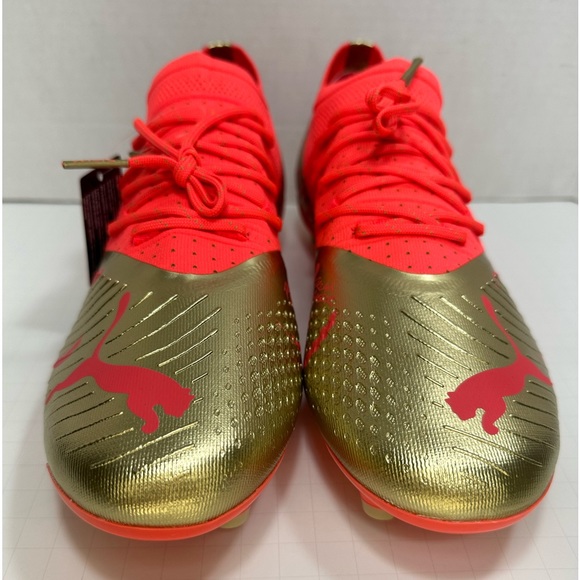 New Puma Future Z 2.4 Neymar JR FG AG Coral Gold Soccer Cleat Men’s 7 - Picture 9 of 13